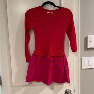GAP Kids Red and Pink Dress. Girls Size M